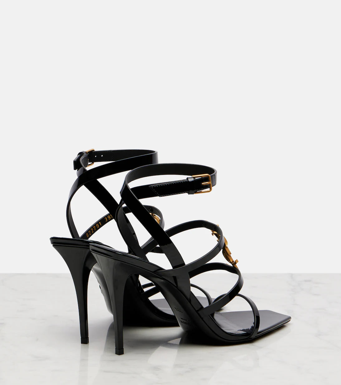Cassandra 90 patent leather sandals