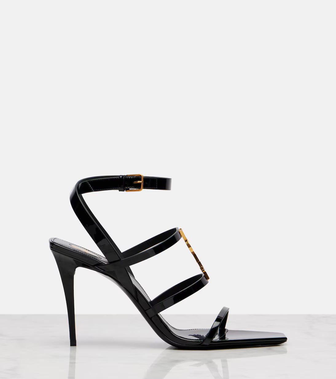 Cassandra 90 patent leather sandals