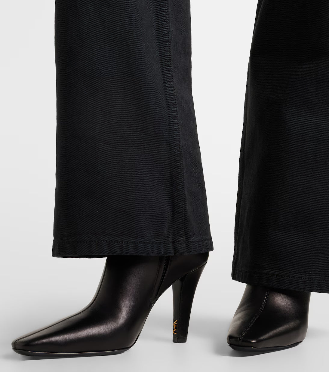 Saint Laurent Jill 95 leather ankle boots
