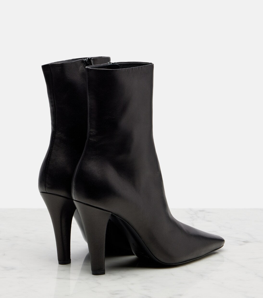 Saint Laurent Jill 95 leather ankle boots