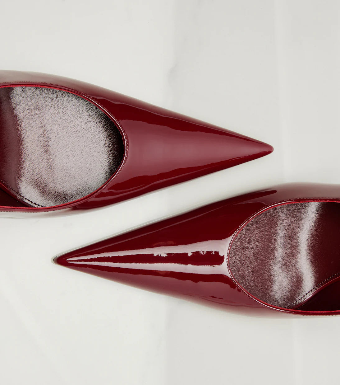 Saint Laurent Guermantes patent leather slingback pumps