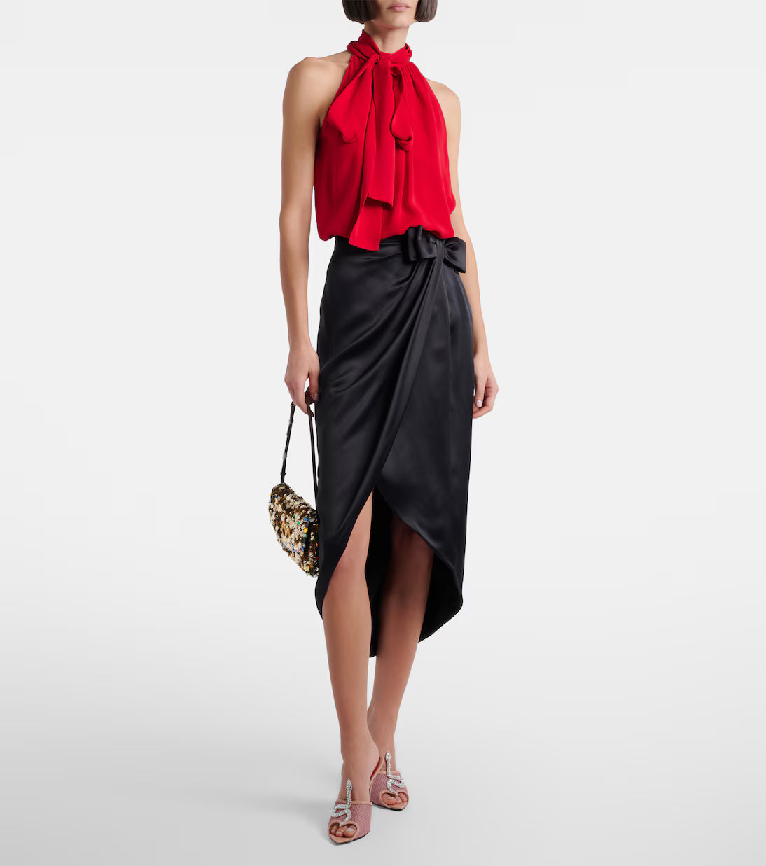 Alaïa Snake-effect leather pumps (Copy)